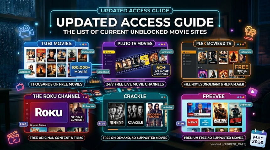 Updated List of Unblocked Movie Sites